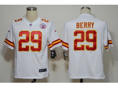 2012 NEW nfl kansas city chiefs 29 eric berry white jerseys (game)