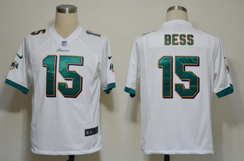 2012 NEW nfl miami dolphins 15 davone bess white jerseys (game)