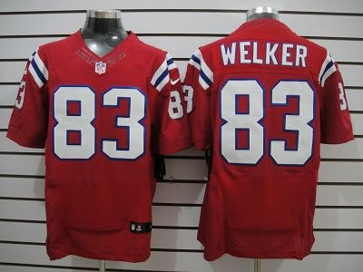 2012 NEW nfl new england patriots 83 wes welker red jerseys (elite)