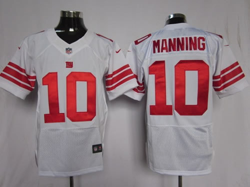 2012 nfl new york giants 10 eli manning white jerseys (elite)
