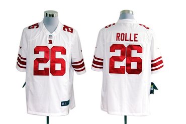 2012 nfl new york giants 26 antrel rolle  white jerseys(game)