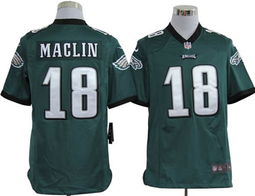 2012 NEW nfl philadelphia eagles 18 jeremy maclin green jerseys (game)