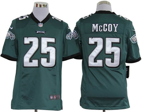 2012 NEW nfl philadelphia eagles 25 lesean mccoy green jerseys (game)