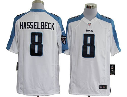2012 NEW nfl tennessee titans 8 matt hasselbeck white jerseys (game)