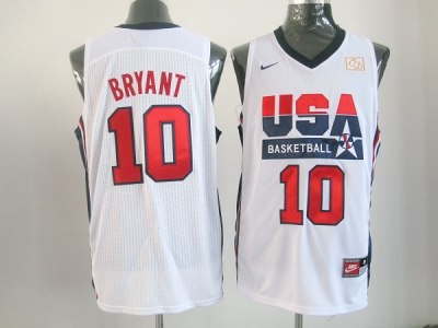 2012 usa jerseys #10 bryant white(Retro)
