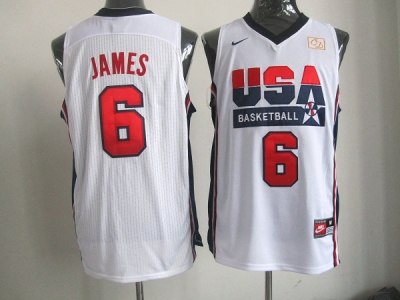 2012 usa jerseys #6 james white(Retro)