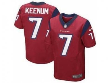 2013 NEW NFL Houston Texans 7 Keenum Red Jerseys (Elite)