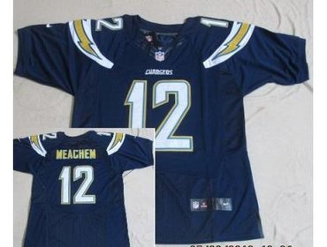 2013 NEW NFL San Diego Chargers 12 Robert Meachem Dk.Blue Jerseys(Elite)