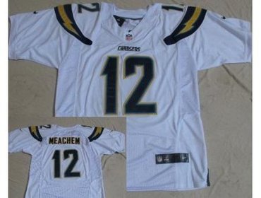 2013 NEW NFL San Diego Chargers 12 Robert Meachem White Jerseys(Elite)