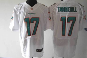 2013 NFL NEW Miami Dolphins 17 Ryan Tannehill White Jerseys(Elite)