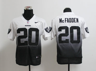 2013 NFL New  oakland raiders  #20 darren mcfadden Drift Fashion II Elite Jerseys