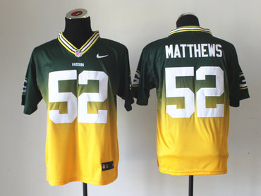 2013 NFL Nlike green bay packers #52 clay matthews Drift Fashion II Elite Jerseys