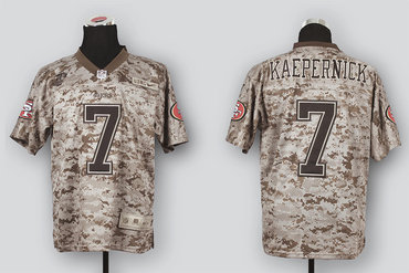 2013 new camo nfl San Francisco 49ers #7 Colin Kaepernick US.Mccuu Elite Jerseys