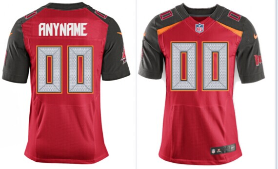 2014 Men New tampa bay buccaneers jersey Customized Red Elite jersey