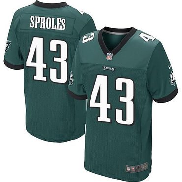 2014 NFL Draft Darren Sproles 43 Philadelphia Eagles Elite Jersey Midnight Green