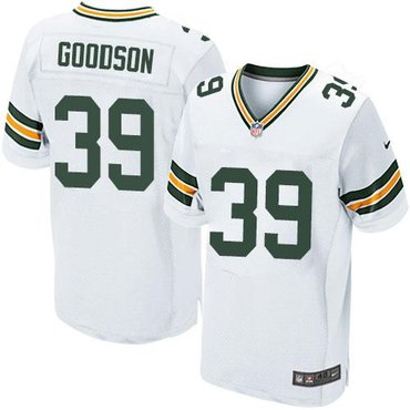 2014 NFL Draft Green Bay Packers #39 Demetri Goodson White NFL Elite Jersey