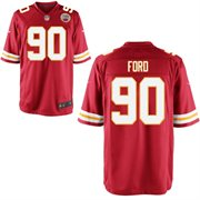 2014 NFL Draft Kansas City Chiefs Dee Ford Red Game Jersey
