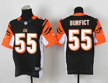 2014 NFL Draft New Cincinnati Bengals #55 Vontaze Burfict Black Elite Jersey