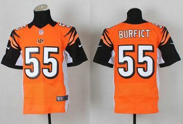 2014 NFL Draft New Cincinnati Bengals #55 Vontaze Burfict Orange Elite Jersey