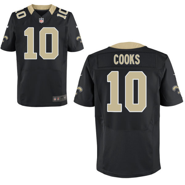 2014 NFL Draft New Orleans Saints #10 Cooks black Elite Jerseys