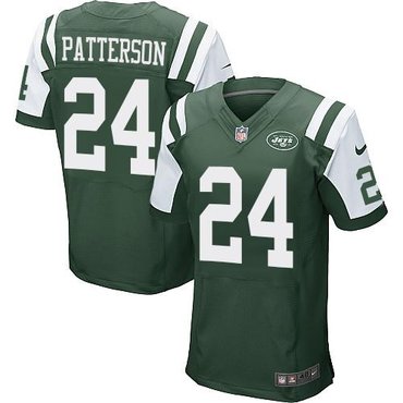 2014 NFL Draft New York Jets #24 Dimitri Patterson Green Team Color NFL Elite Jersey