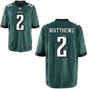 2014 NFL Draft Philadelphia Eagles #2 Jordan Matthews Green Game Jersey