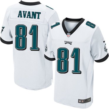 2014 NFL Draft Philadelphia Eagles #81 Jason Avant Elite White NFL Jersey