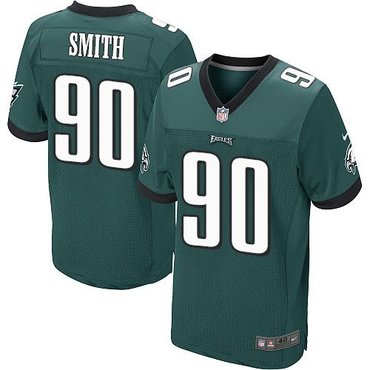 2014 NFL Draft Philadelphia Eagles #90 Marcus Smith Midnight Green Jersey