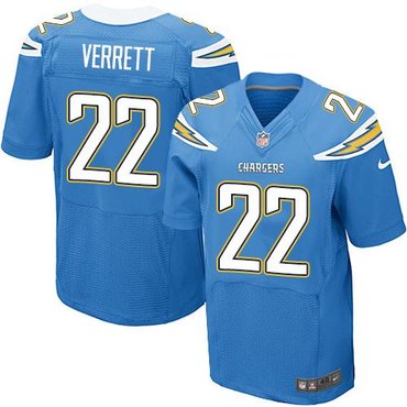 2014 NFL Draft San Diego Chargers #22 Jason Verrett Electric Blue Elite Jersey