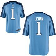 2014 NFL Draft Tennessee Titans #1 Taylor Lewan Light Blue Game Jersey