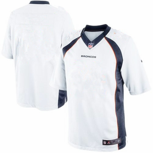 2014 New Denver Broncos Elite NFL white Customized Jersey