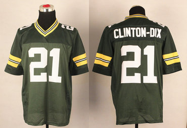 2014 New NFL Green Bay Packers Clinton-Dix Green Elite jersey