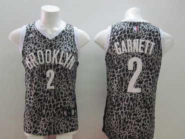 2014 Women NBA Brooklyn Nets 2 GARNETT Leopard grain fashion Jerseys