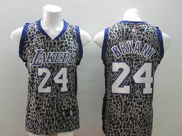 2014 Women NBA los angeles lakers #24 kobe BRYANT Leopard grain fashion jerseys