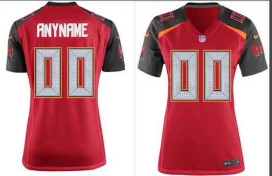 2014 Women Tampa Bay Buccaneers Customized Red Jerseys