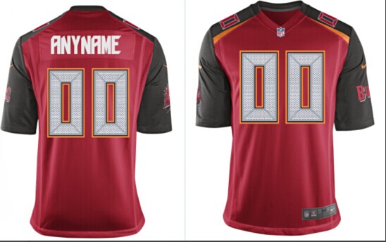 2014 Youth NEW Tampa Bay Buccaneers Customized Red Jerseys