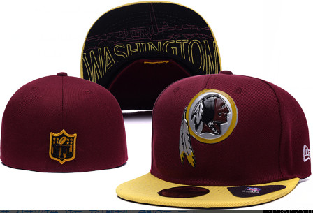 2015 NFL Redskins fitted hat Red