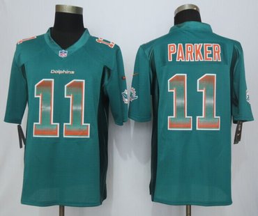 2015 New New Miami Dolphins #11 Parker Green Strobe Limited Jersey