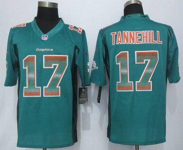 2015 New New Miami Dolphins #17 Tannehill Green Strobe Limited Jersey