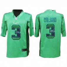 2015 New Seattle Seahawks #3 Russell Wilson Limited Green Jersey