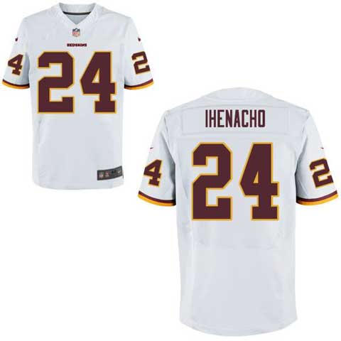2016 New NFL Jerseys Mens Adults Washington Redskins 24 Duke Ihenacho White Elite Jerseys