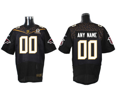 Nike NFL Atlanta Falcons 2016 PRO BOWL Black Men's Stitched Elite Customized Jersey