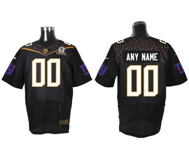 2016 Nike NFL New York Giants PRO BOWL Black Elite Jersey