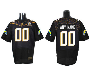 Nike NFL San Diego Chargers 2016 PRO BOWL Black Men's Stitched Elite Customized Jersey