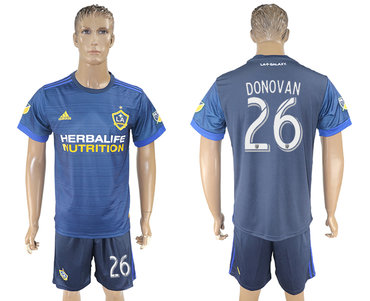 2017-18 Los Angeles Galaxy 26 DONOVAN Away Soccer Jersey