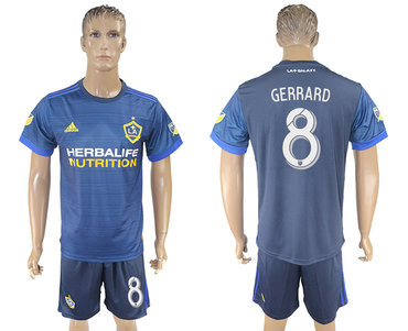 2017-18 Los Angeles Galaxy 8 GERRARD Away Soccer Jersey
