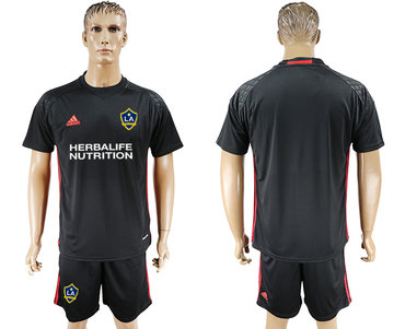 2017-18 Los Angeles Galaxy Black Goalkeeper Soccer Jersey