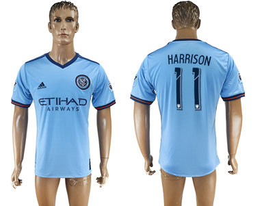 2017-18 New York City FC 11 HARRISON Home Thailand Soccer Jersey