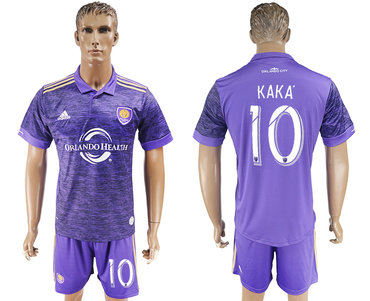 2017-18 Orlando City 10 KAKA Home Soccer Jersey