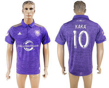 2017-18 Orlando City 10 KAKA Home Thailand Soccer Jersey